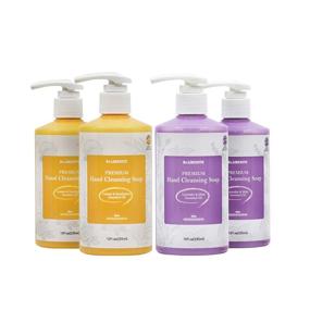 img 4 attached to Premium Hand Cleansing Soap by Dr. Libreauté - Gel Type, Lemon & Eucalyptus (2 packs) + Lavender & Mint (2 packs), 10 Fl oz - Total of 4 Packs