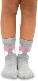 img 3 attached to 🧦 Naartjie Kids Girls Cotton Crew Flower Icon Socks 6 Pack – Adorable and Comfy Socks for 18-24-Month-Olds