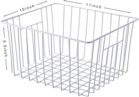 img 3 attached to Refrigerator Freezer Baskets Organization Organizer