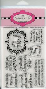 img 1 attached to Stamps Life Messages4Friends Card Making Scrapbooking