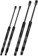 🔧 high-quality replacement lift supports for cadillac escalade, chevrolet suburban, tahoe, and gmc yukon (2000-2004) - 4 pcs rear window and tailgate struts logo