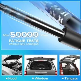 img 3 attached to 🔧 High-Quality Replacement Lift Supports for Cadillac Escalade, Chevrolet Suburban, Tahoe, and GMC Yukon (2000-2004) - 4 PCS Rear Window and Tailgate Struts