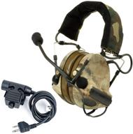 🎧 z-tac official store: z-tactical comta ii tactical headset + u94 ptt kenwood push to talk – noise reduction headphone walkie talkie dual ptt for military radio (z041-atfg, z113-ken) logo