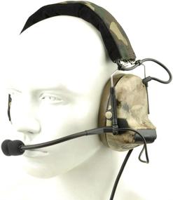 img 3 attached to 🎧 Z-TAC Official Store: Z-Tactical Comta II Tactical Headset + U94 PTT Kenwood Push to Talk – Noise Reduction Headphone Walkie Talkie Dual PTT for Military Radio (Z041-ATFG, Z113-KEN)