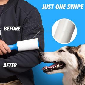 img 2 attached to 🐾 Extra Sticky 6 Pack PetLovers Lint Rollers for Pet Hair - Clothes Lint Remover