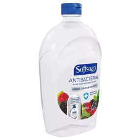 img 2 attached to Пакет средства для мытья рук Softsoap с антибактериальным эффектом, аромат белого чая и ягод, с увлажняющими добавками - 50 унций (3 бутылки)