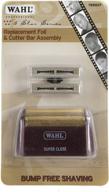 wahl professional 5 star series shaver shaper replacement gold foil and cutter bar assembly for super close shaving - model 7031-100, ideal for professional barbers and stylists logo