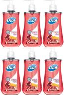 dia02795 - dial pomegranate antibacterial hand soap - 6 pack: stay fresh & germ-free with this multipack! logo