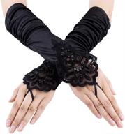 xuhan womens finger evening gloves logo
