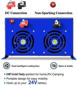 img 2 attached to 🔋 XYZ INVT 8000w Pure Sine Wave Power Inverter - Reliable Off-Grid Solar System & Home Emergency Solution (8000w24v)