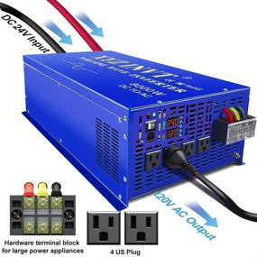 img 1 attached to 🔋 XYZ INVT 8000w Pure Sine Wave Power Inverter - Reliable Off-Grid Solar System & Home Emergency Solution (8000w24v)