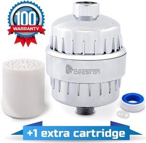 img 3 attached to 🚿 Beastron Multi Stage Universal Shower Filter with Replaceable Filter Cartridge- Softens Hard Water & Improves Skin, Hair, & Nail Health - Chrome Finish