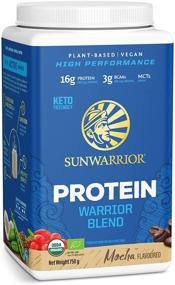 img 3 attached to 🌱 Sunwarrior Warrior Blend Plant-Based Raw Vegan Protein Powder with Peas & Hemp, Mocha Flavor, 30 Servings, 26.4 Ounces