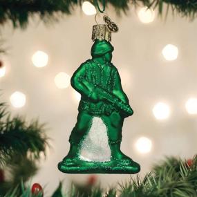 img 3 attached to 🎅 Vintage Military Soldier Christmas Ornament - Green Army Man Toy