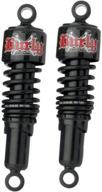 enhance your ride with burly brand black rear slammer shocks b28-1203b! logo