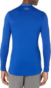 img 3 attached to 🔥 Stay Warm and Comfy: Under Armour Men's ColdGear Fitted Mock Long-Sleeve T-Shirt