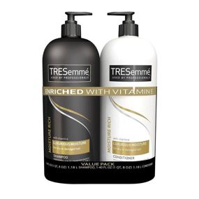 img 2 attached to 🌊 TRESemme Moisture-Rich Shampoo and Conditioner Value Bundle