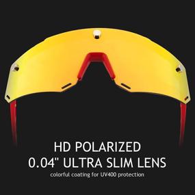 img 2 attached to 🚴 ROCKBROS Polarized Cycling Glasses with Interchangeable Lens for Men and Women - Perfect for Outdoor Sports