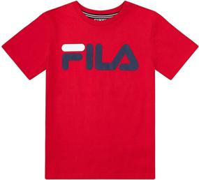 img 4 attached to Fila Classic Short Sleeve Shirt Boys' Clothing for Active