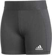 🏐 enhance performance with adidas women's techfit volleyball shorts логотип