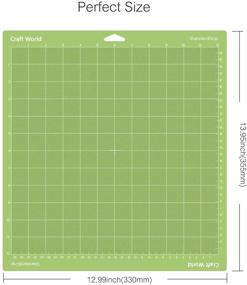 img 1 attached to 🔪 Craft World 3-Piece Standardgrip Cutting Mats 12x12 for Cricut Maker 3/Maker/Explore 3/Air 2/Air/One: Durable Craft Cutting Mats