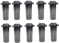 10-pack radio belt clip clamp clinch hook bracket replacements for baofeng h777, bf-666s, bf-777s, bf-888s, bf-999s two-way radios logo