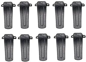 img 4 attached to 10-Pack Radio Belt Clip Clamp Clinch Hook Bracket Replacements for Baofeng H777, BF-666S, BF-777S, BF-888S, BF-999S Two-Way Radios