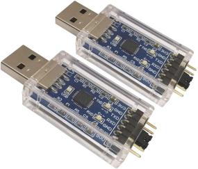 img 4 attached to DSD TECH USB to TTL Serial Adapter CP2102 Chip - 🔌 Compatible with Windows 7, 8, 10, Linux, Mac OS X (2 Pack)