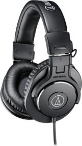 img 3 attached to Audio-Technica ATH-M30x Professional Studio Monitor Headphones, Black: Superior Sound and Comfort