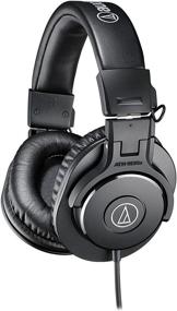 img 4 attached to Audio-Technica ATH-M30x Professional Studio Monitor Headphones, Black: Superior Sound and Comfort