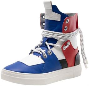 img 4 attached to 👟 J75 STRYDER Lacing High Top Sneaker: Stylish and Comfortable Footwear for Fashion-Forward Individuals