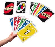 uno classic giant by mattel games: a fun-filled jumbo-sized card game! logo