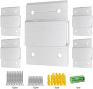 🖼️ zusful z clips french cleat picture hanger hardware kit aluminum, wall mount aluminum interlocking bracket kit for hanging mirrors (2" - 6 pairs) logo