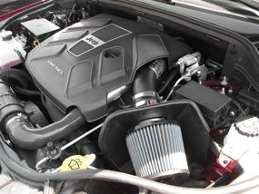 img 1 attached to 🚀 Enhance Performance with aFe Power Magnum FORCE 51-12472 Jeep Grand Cherokee Eco-Diesel Performance Intake System (Dry, 3-Layer Filter)