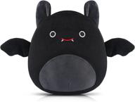 🦇 soft bat stuffed animal toys, 7.8 inch plush bat for kids, huggable pillow kawaii decoration for home christmas, cotton bat plushies for boys and girls logo