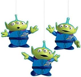 img 1 attached to Story Aliens Honeycomb Decorations Pack