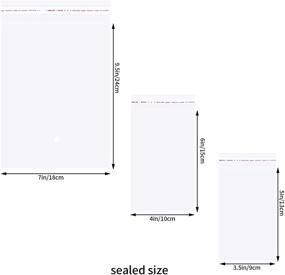 img 3 attached to Plastic Fengek Self Sealing Cellophane Resealable