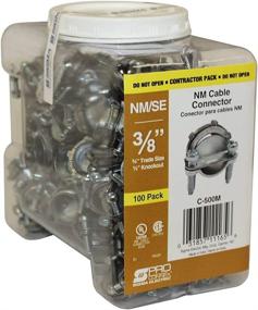 img 2 attached to 🔌 Sigma Electric C-500 NM/SE 3/8-Inch Clamp Type Connector - 100 Count: Reliable Electrical Connectors for Secure Wiring Connections