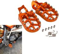 footpegs footrest pedals exc125 husqvarna logo