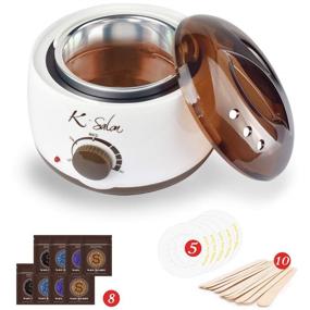 img 4 attached to 🔥 Ultimate 25-in-1 Hair Removal Wax Warmer Kit: Professional Electric Wax Heater for Home Use