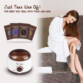 img 2 attached to 🔥 Ultimate 25-in-1 Hair Removal Wax Warmer Kit: Professional Electric Wax Heater for Home Use