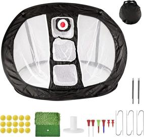 img 4 attached to Asyxstar Golf Chipping Net Collapsible