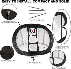 img 3 attached to Asyxstar Golf Chipping Net Collapsible