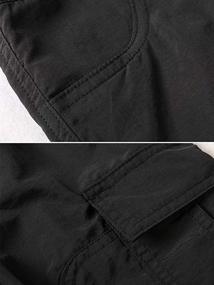 img 2 attached to 👖 Водонепроницаемые альпинистские брюки Mesinsefra 170 см (размер 13-14) - мужская одежда и активная одежда