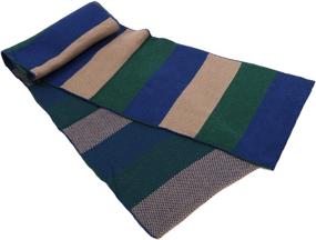 img 3 attached to 🧣 Simplicity Women's Reversible Knit Winter Scarf with Multi-Color Patterns