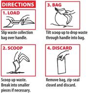 🐱 stink free cat scoop & bag - self-bagging & poop scooping kitty litter scoop with 21 free odor seal cat waste bags for poop & urine logo