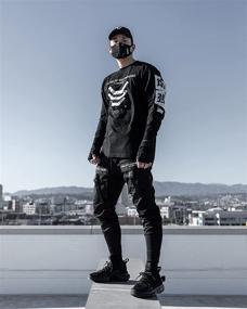 img 1 attached to 👕 Techwear Graphic Streetwear Shirts for Men by Fabric Universe