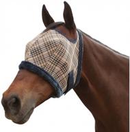 🐴 kensington fly mask for horses with fleece trim - face and eye protection from flies and uv rays with clear visibility - breathable and non-heat transferring for all-season use logo