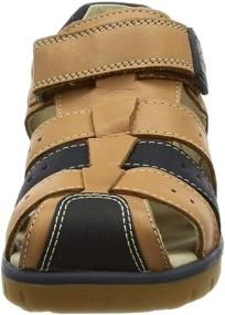 img 3 attached to Clarks Fisherman Sandal Leather Child