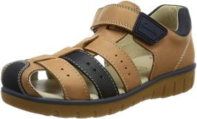 img 4 attached to Clarks Fisherman Sandal Leather Child